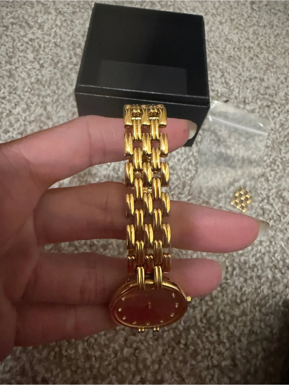 “Preloved” Dior Gold-Tone Women's Bracelet Watch